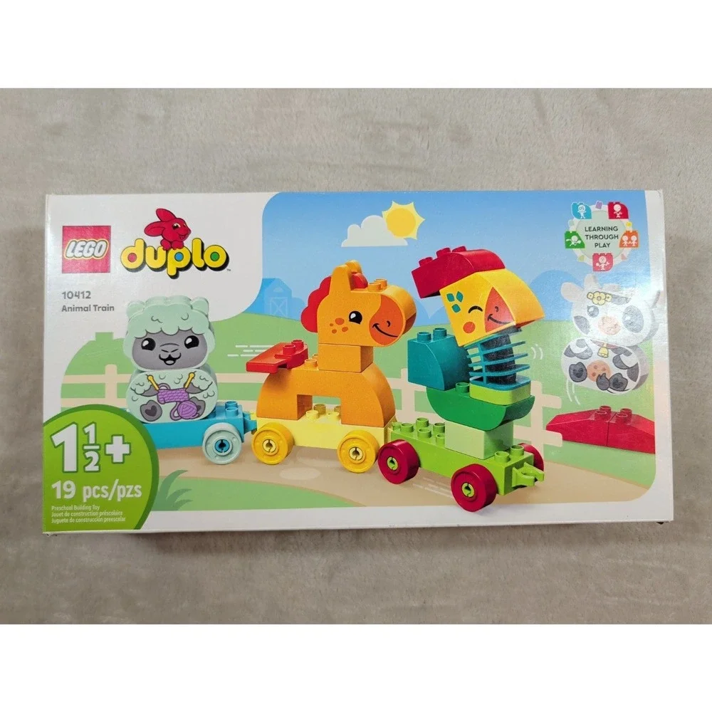 LEGO‎ Duplo My First Animal Train 10412 Building Set 19 Pieces Toddler Toy
